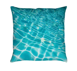 Pool Ripples Throw Pillow