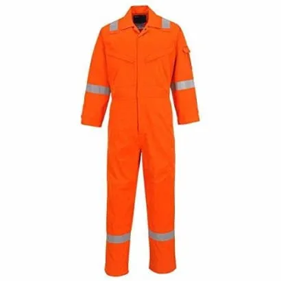 Portwest Araflame inherent FR lightweight Gold Hi Vis Coverall - AF53