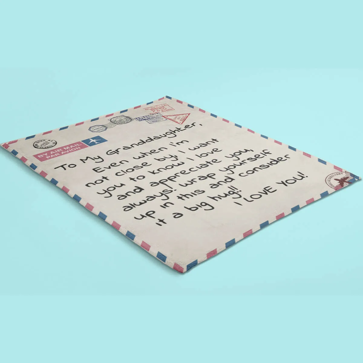 Postcard Throw Blanket