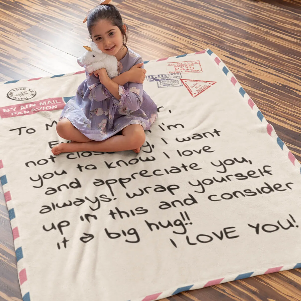 Postcard Throw Blanket