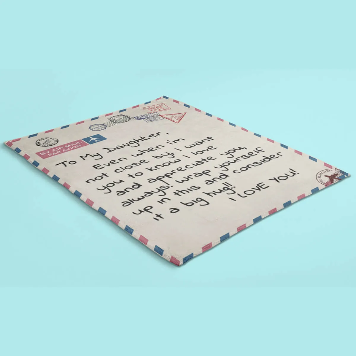 Postcard Throw Blanket