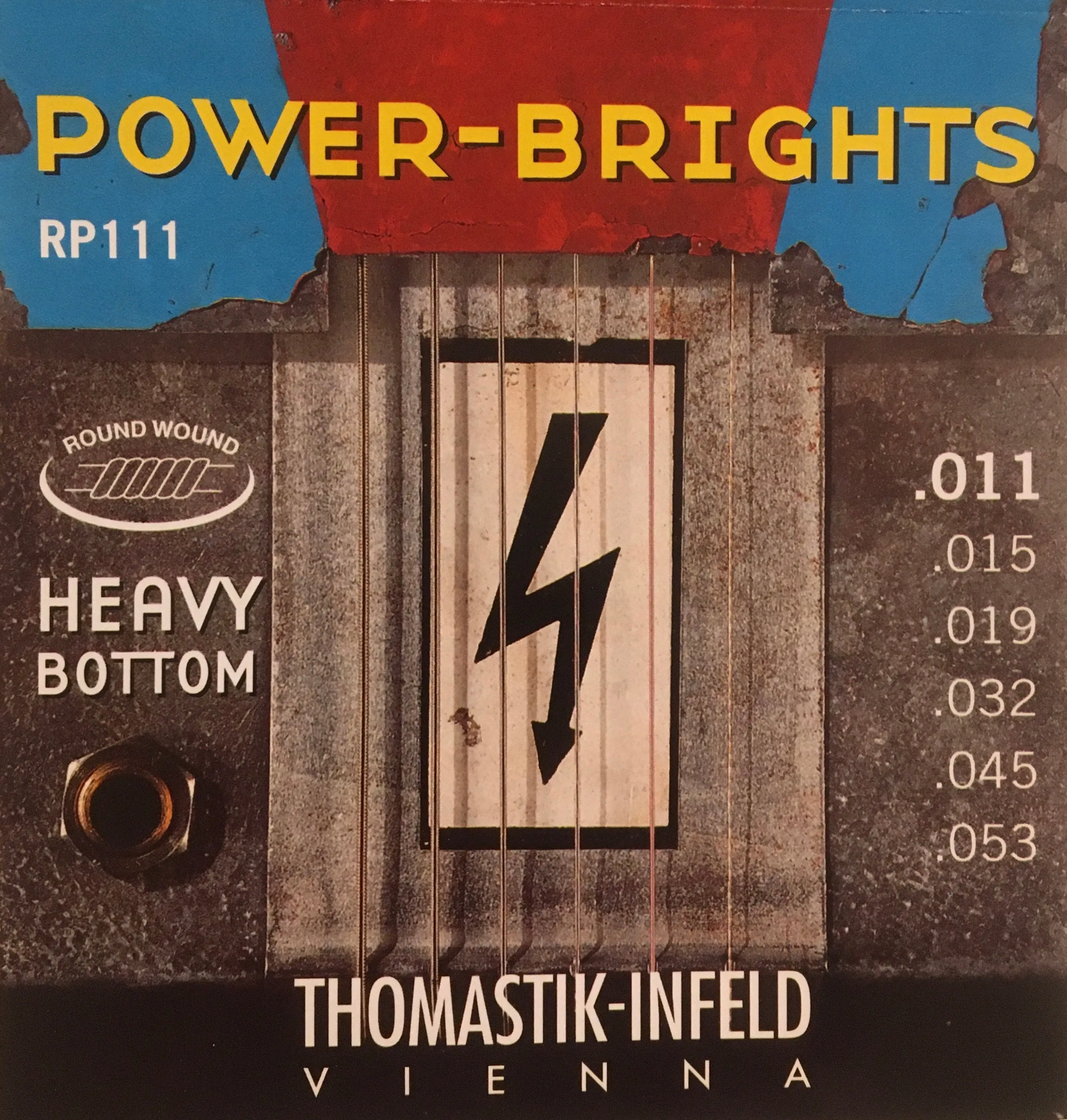 POWER BRIGHTS HEAVY BOTTOM Electric Guitar Strings