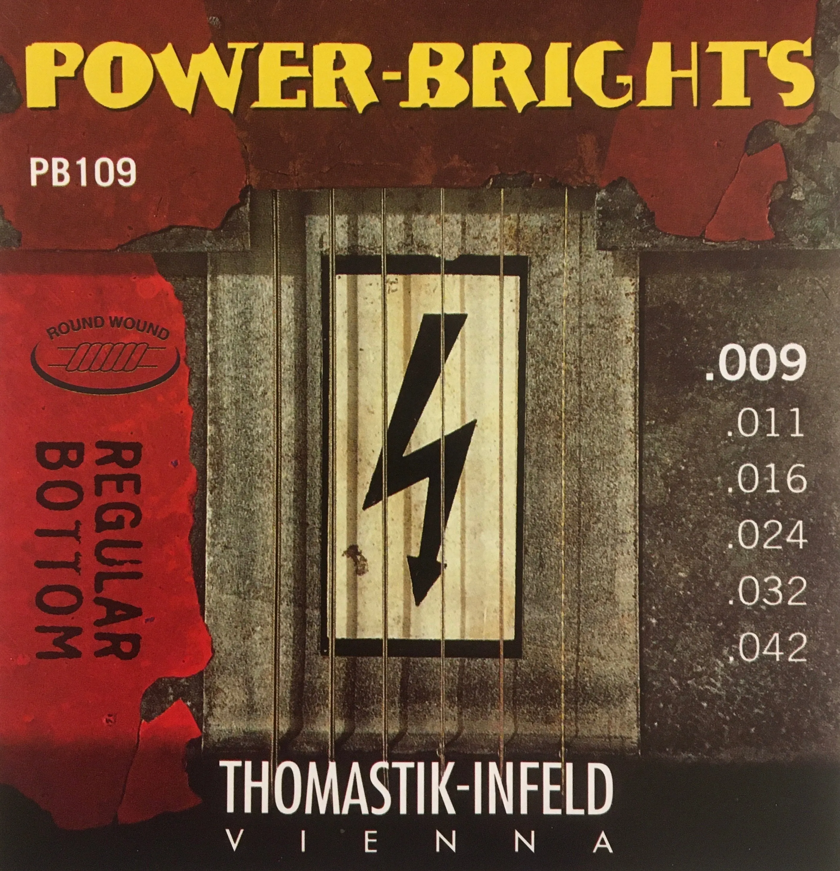 POWER BRIGHTS REGULAR BOTTOM Electric Guitar String Set