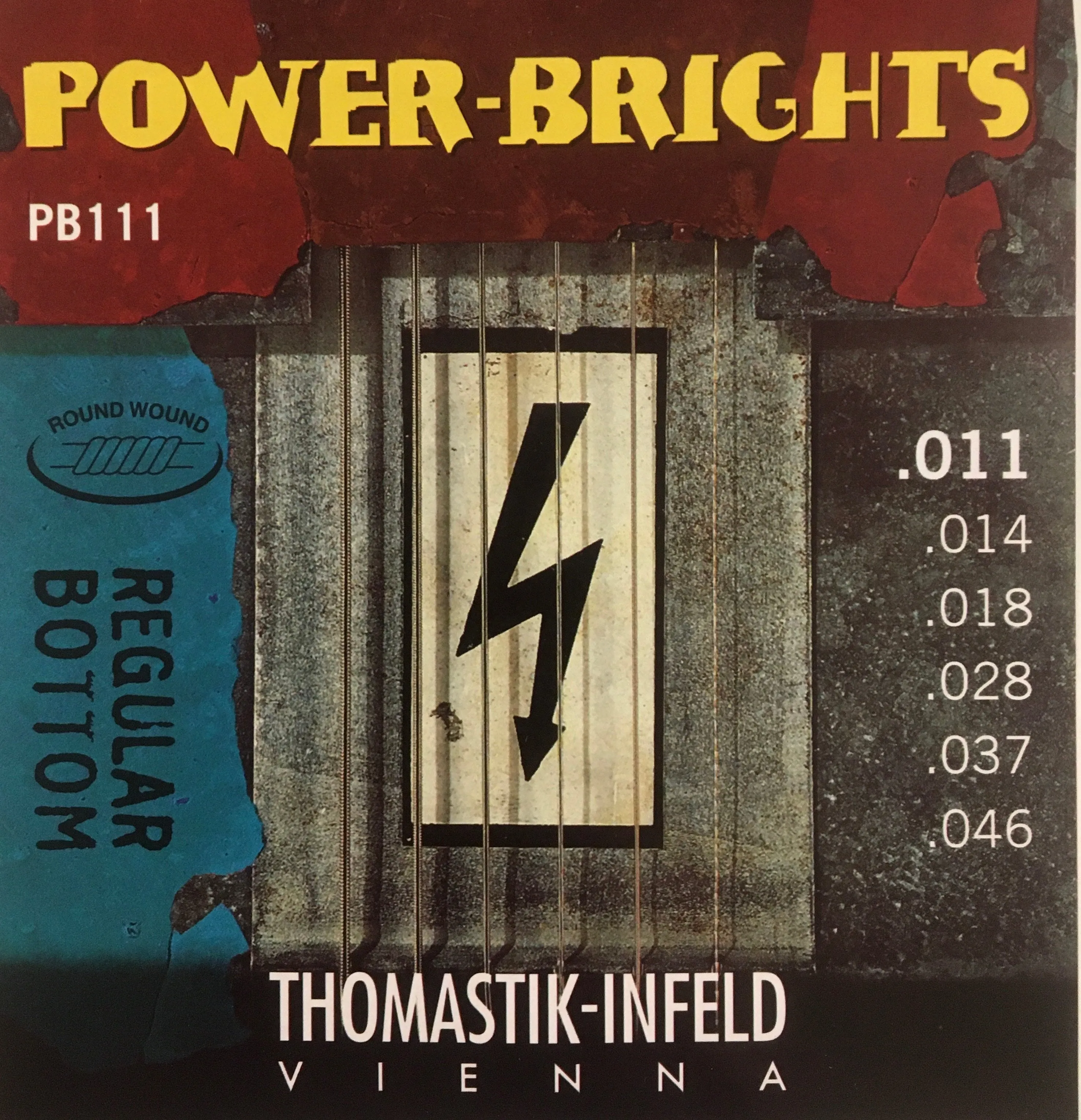 POWER BRIGHTS REGULAR BOTTOM Electric Guitar String Set