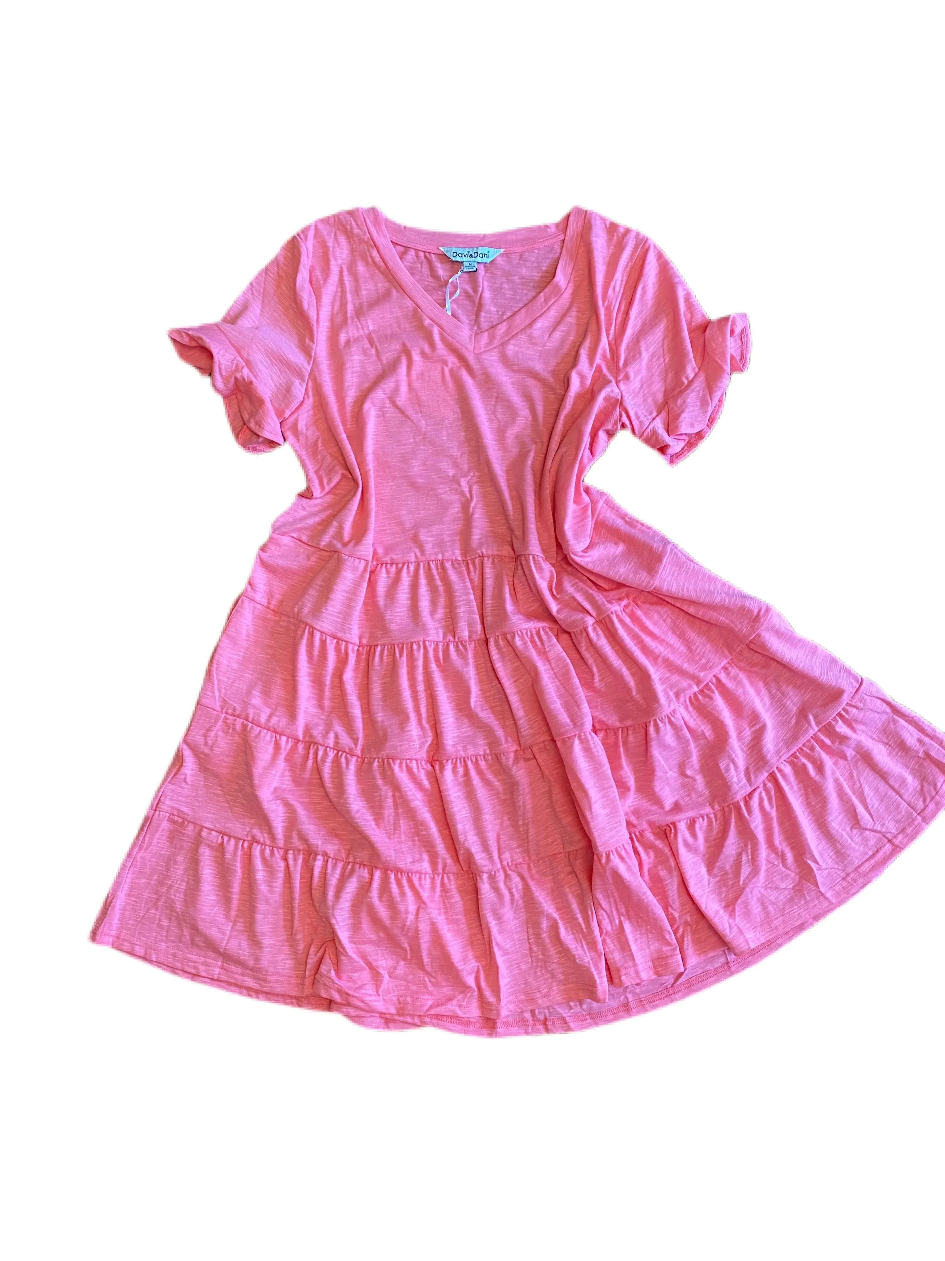 Pretty in Pink Ruffle Dress