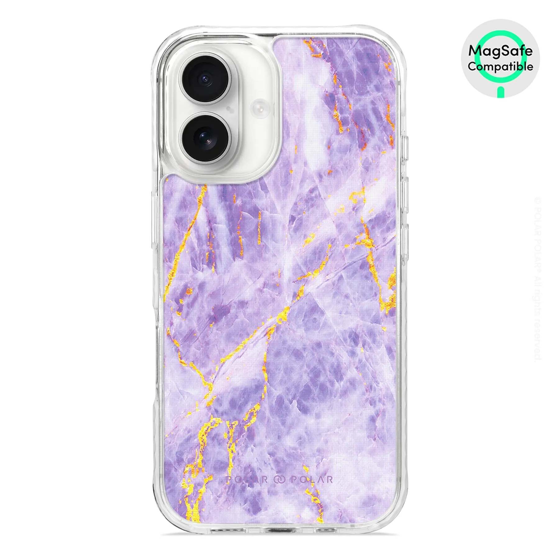 Princess Purple - iPhone 16 Clear Bumper MagSafe Case