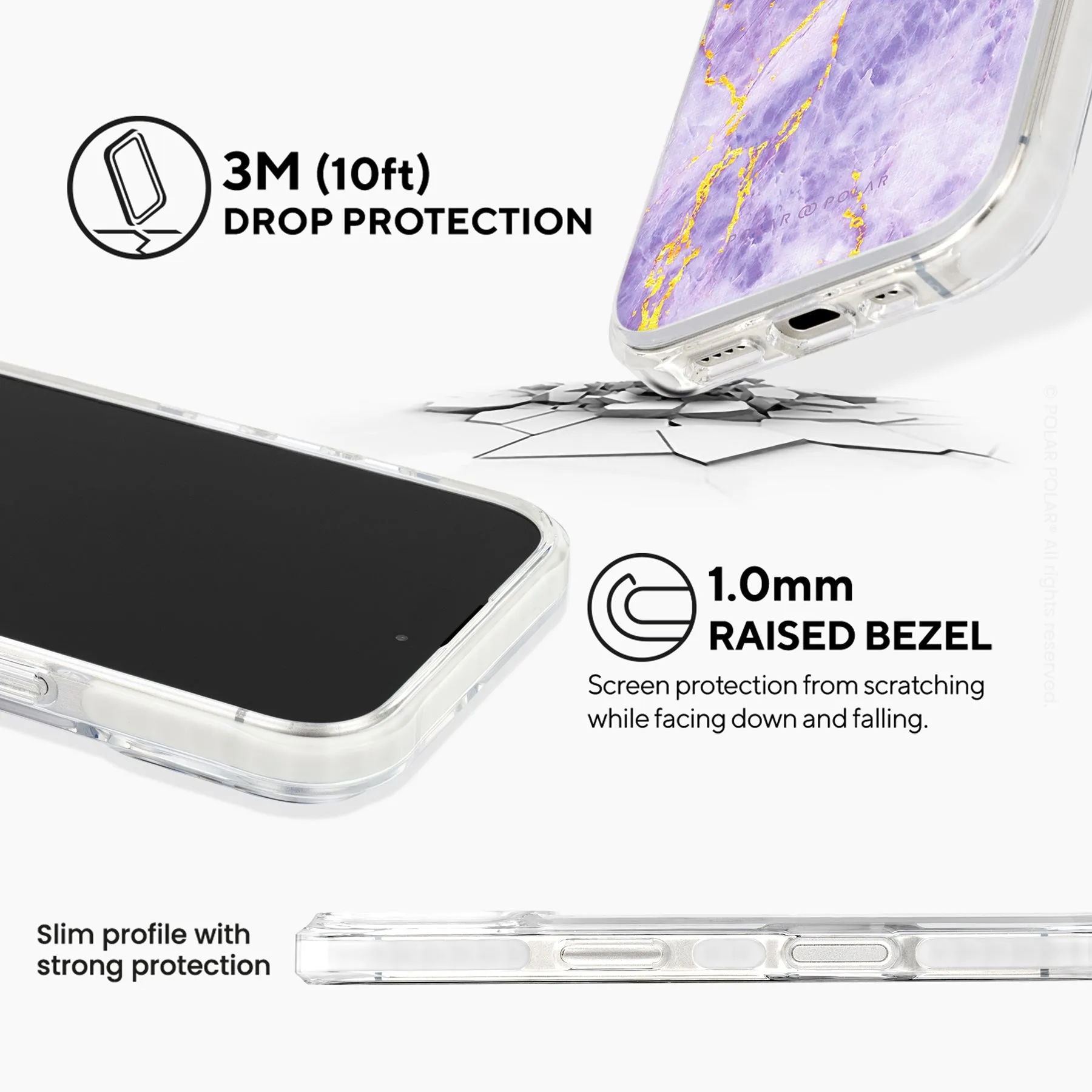 Princess Purple - iPhone 16 Clear Bumper MagSafe Case