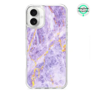 Princess Purple - iPhone 16 Plus Clear Bumper MagSafe Case
