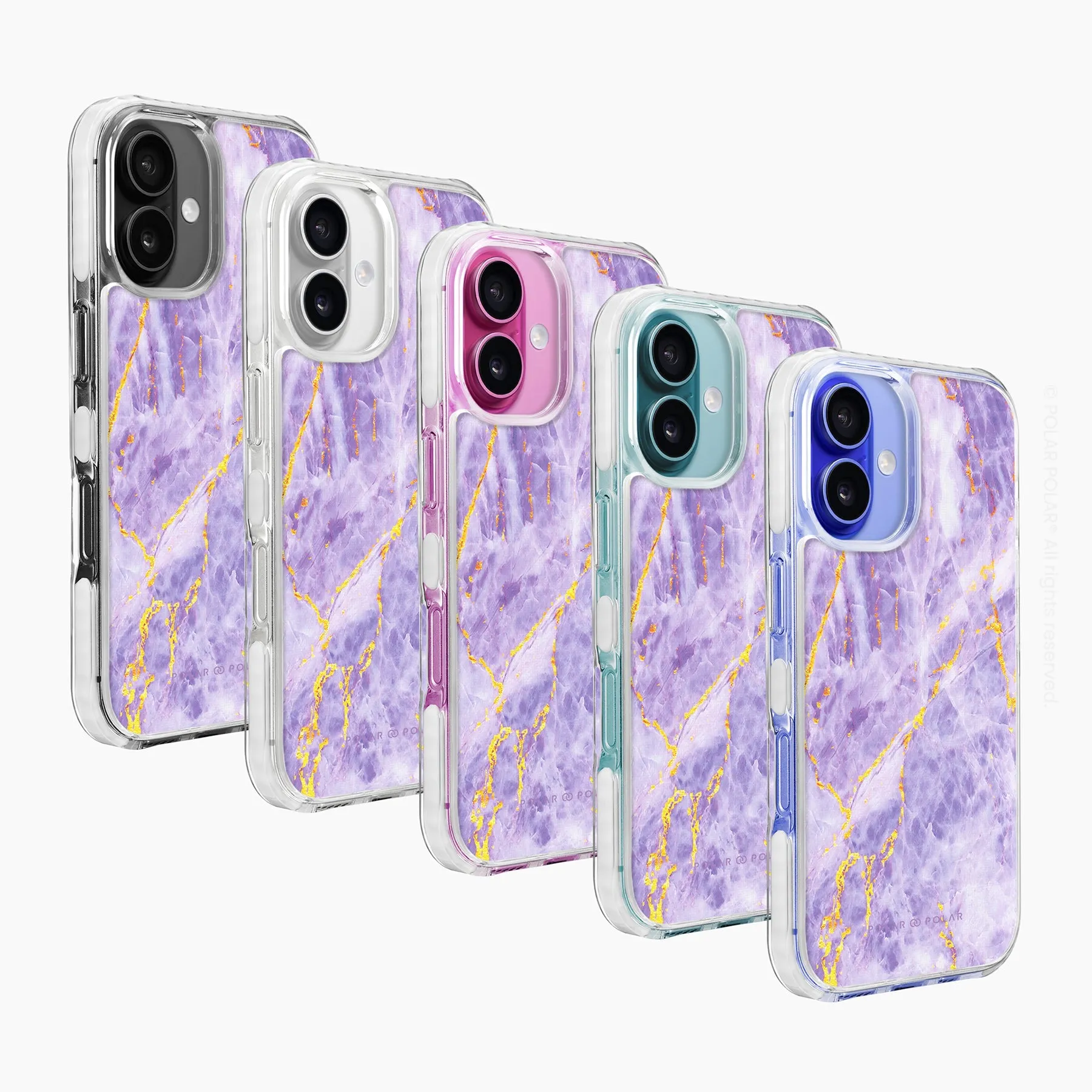 Princess Purple - iPhone 16 Plus Clear Bumper MagSafe Case