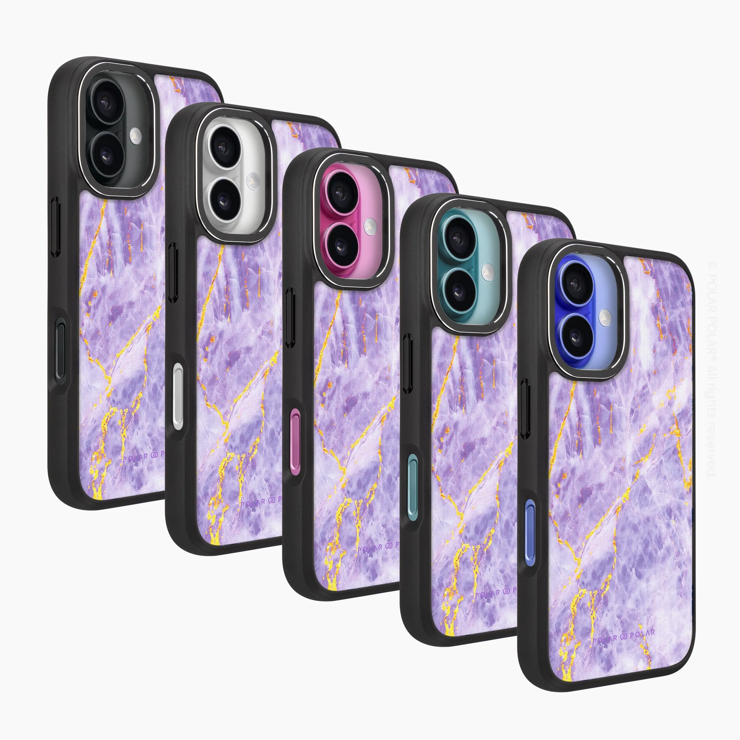 Princess Purple - iPhone 16 Plus Frosted Black Bumper MagSafe Case