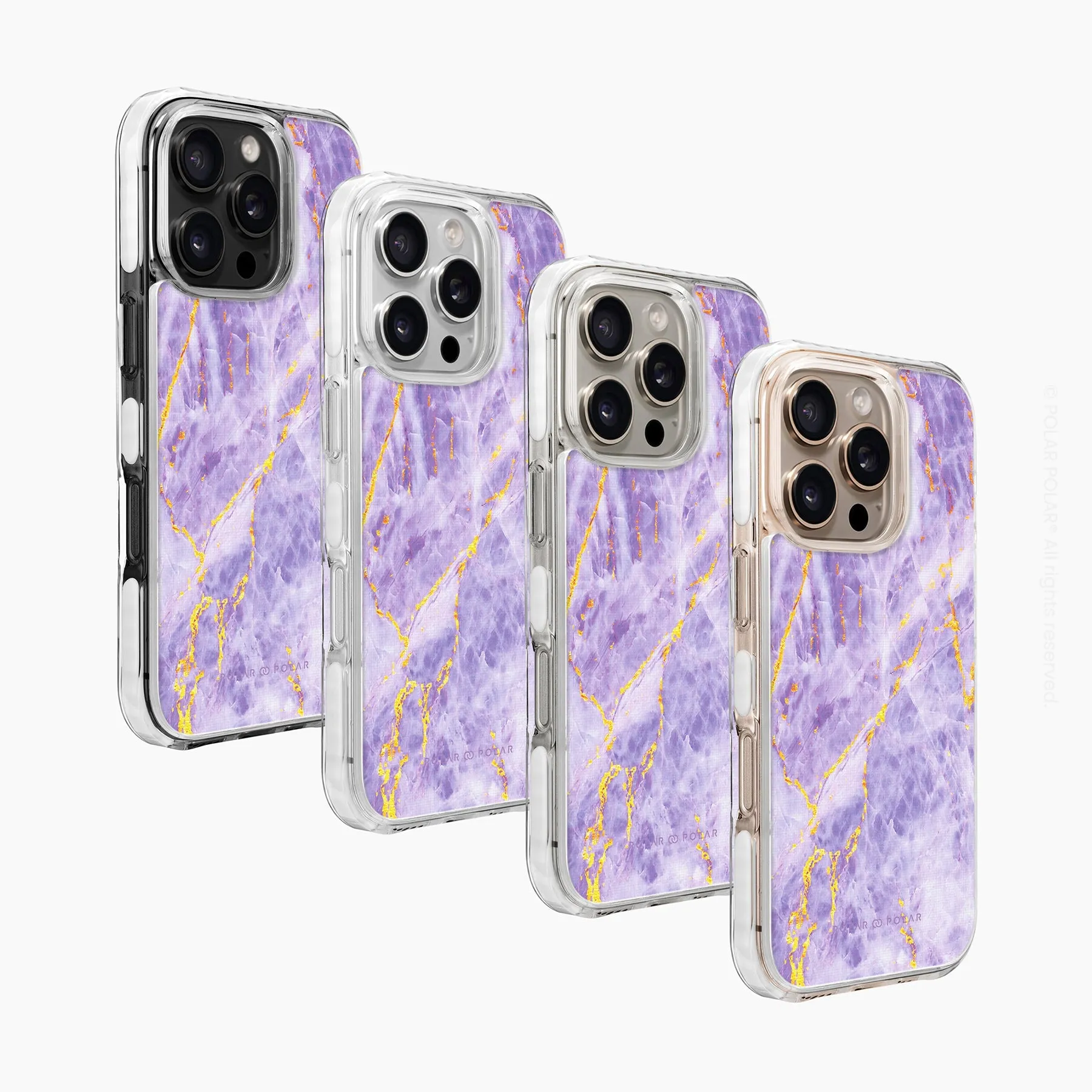 Princess Purple - iPhone 16 Pro Clear Bumper MagSafe Case