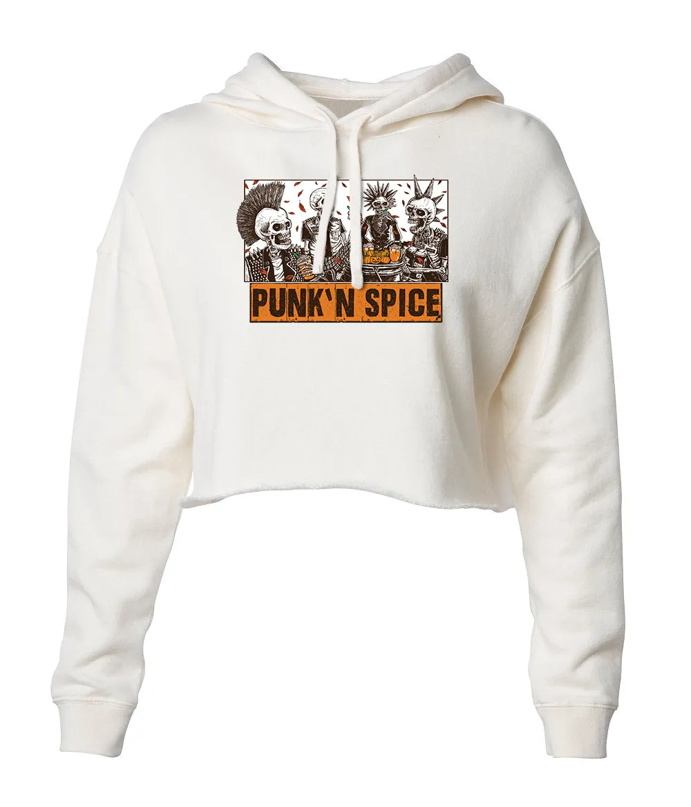 Punk'N Spice - Lightweight Crop Hooded Pullover