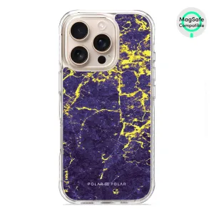 Purple Night - iPhone 16 Pro Clear Bumper MagSafe Case