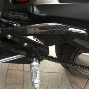 Rearset Foot Mount Heel Guard Plates Fairing Cowl For Triumph Street Triple 765 RS 2016 20 Full Carbon Fiber 100%