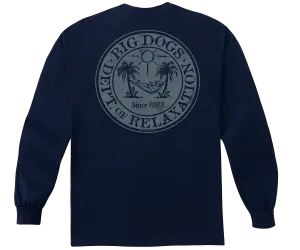 Relaxation Badge Long Sleeve T-shirt