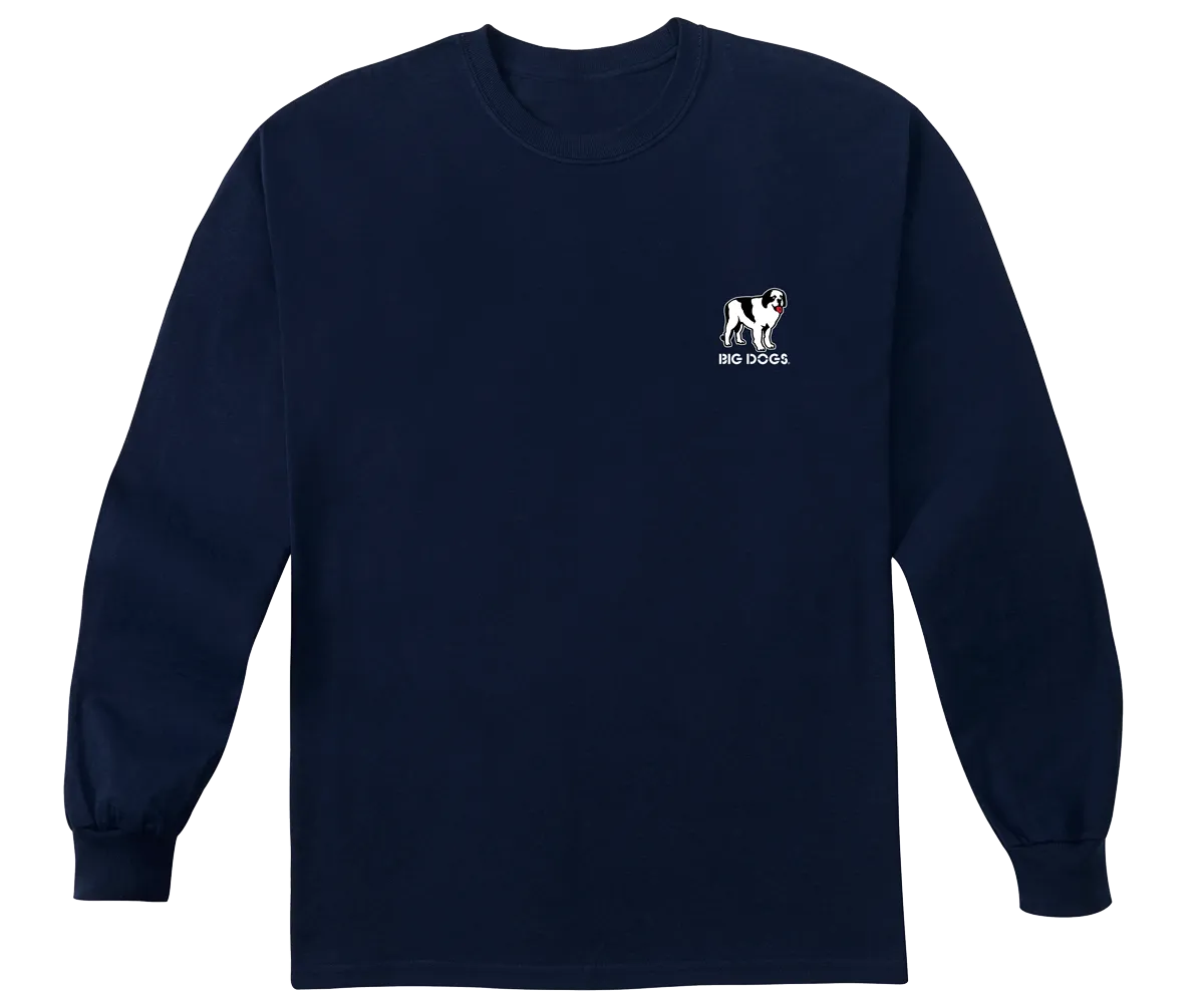 Relaxation Badge Long Sleeve T-shirt