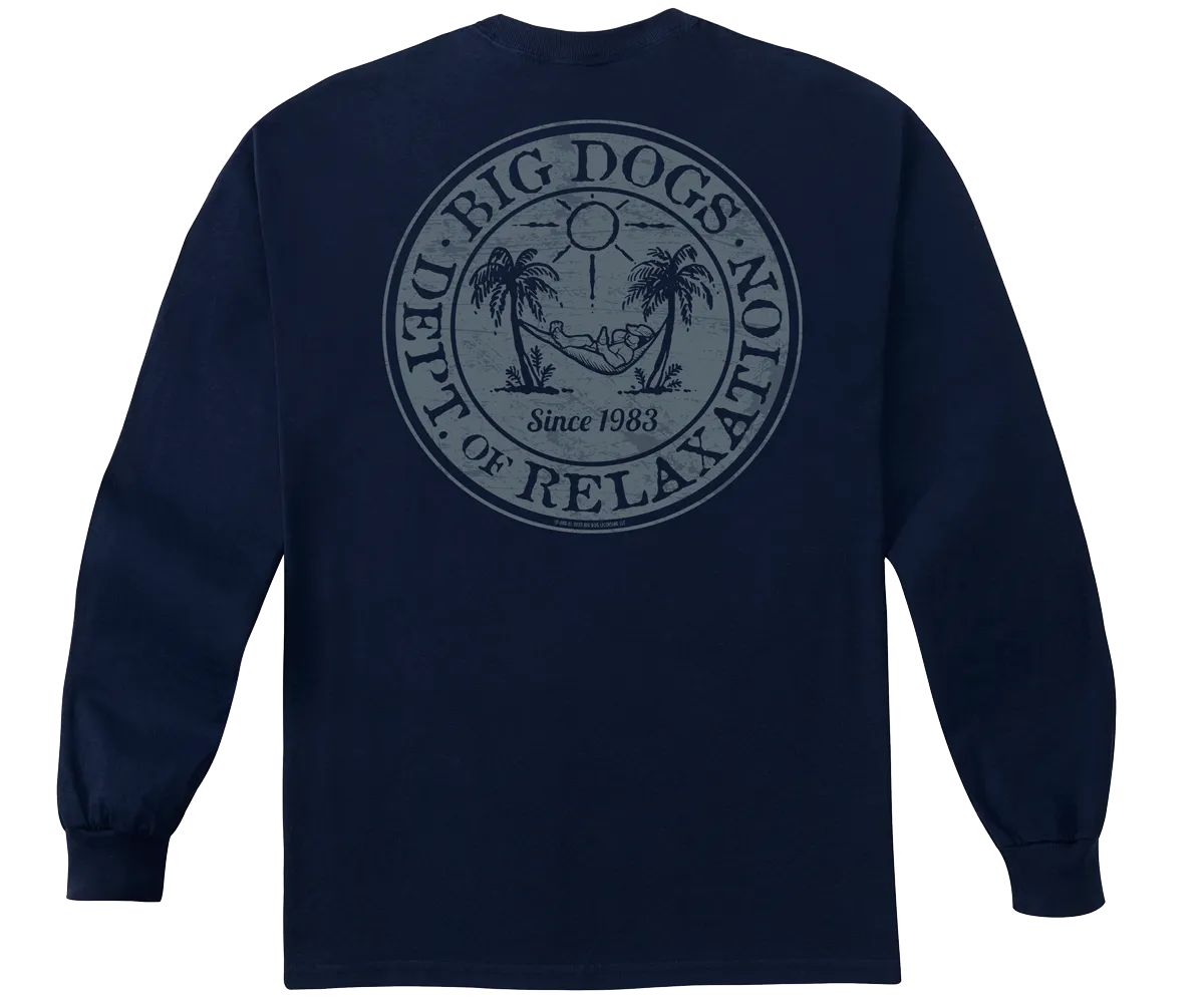 Relaxation Badge Long Sleeve T-shirt