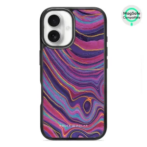 Rhythm in the Desert - iPhone 16 Frosted Black Bumper MagSafe Case