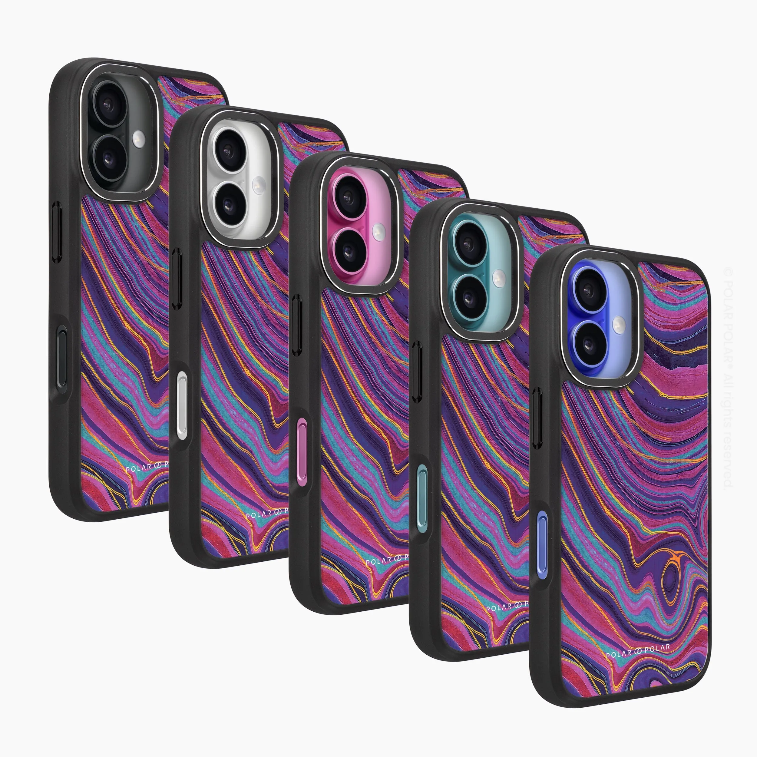 Rhythm in the Desert - iPhone 16 Plus Frosted Black Bumper MagSafe Case