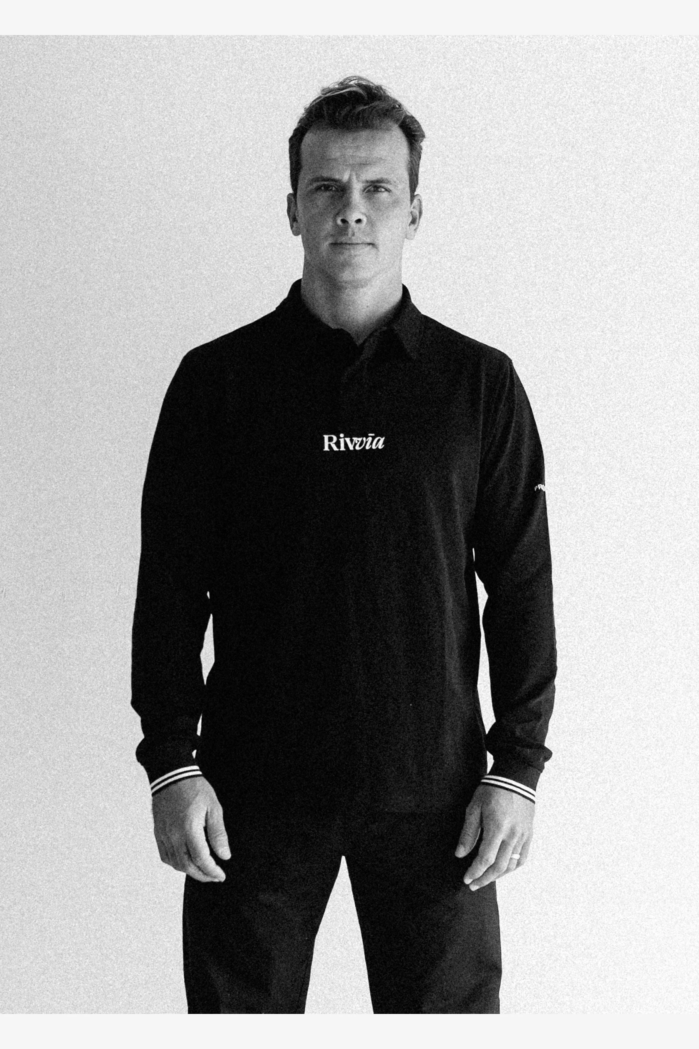 RPL LS POLO - BLACK