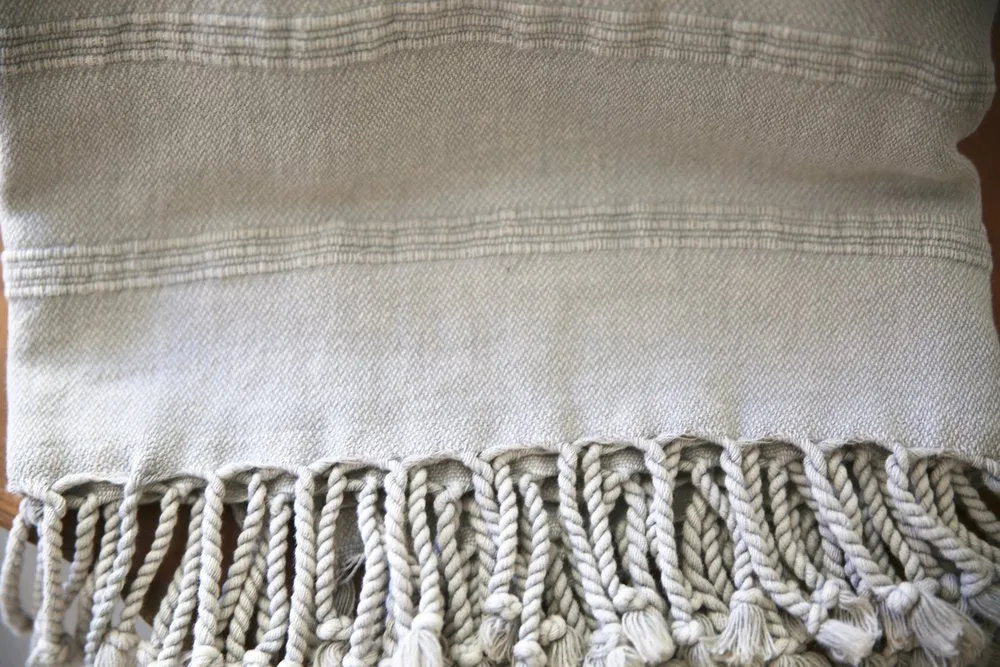 Rustic Pestemal in Natural