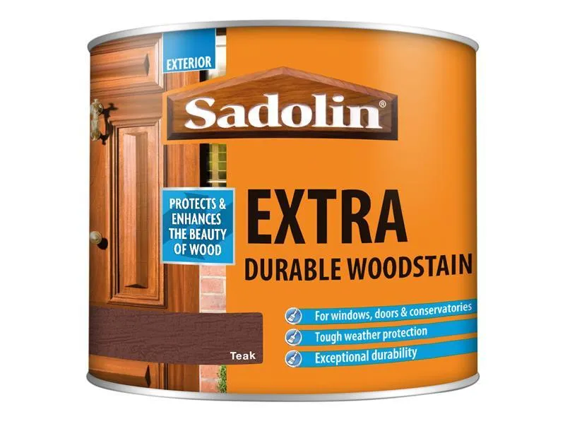 Sadolin Extra Durable Woodstain Teak 500Ml