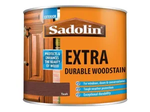 Sadolin Extra Durable Woodstain Teak 500Ml