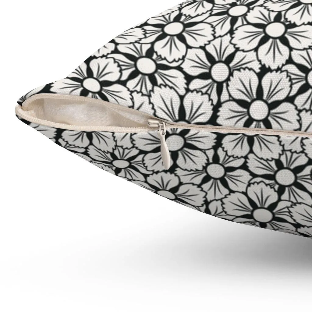 Sakura Flower Throw Pillow