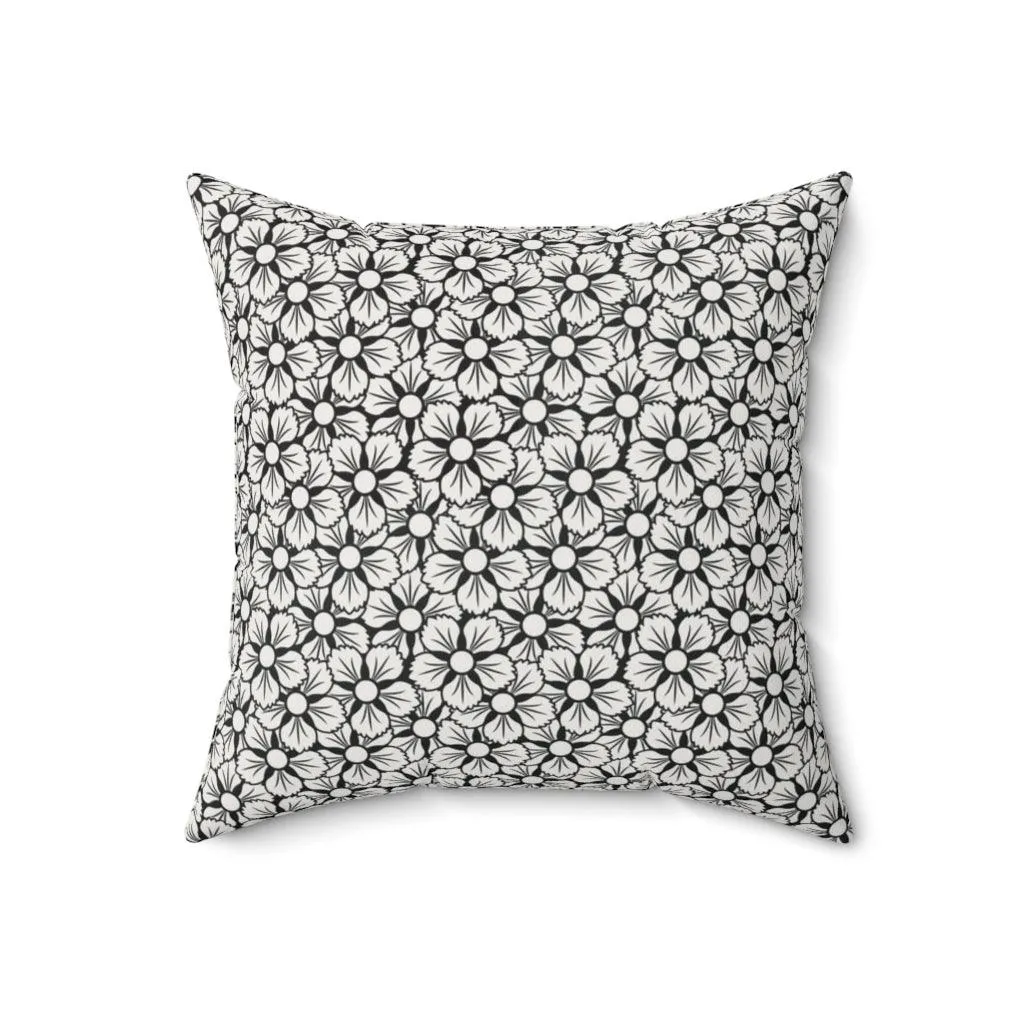 Sakura Flower Throw Pillow
