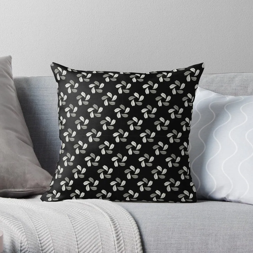 Sakura Petals Throw Pillow