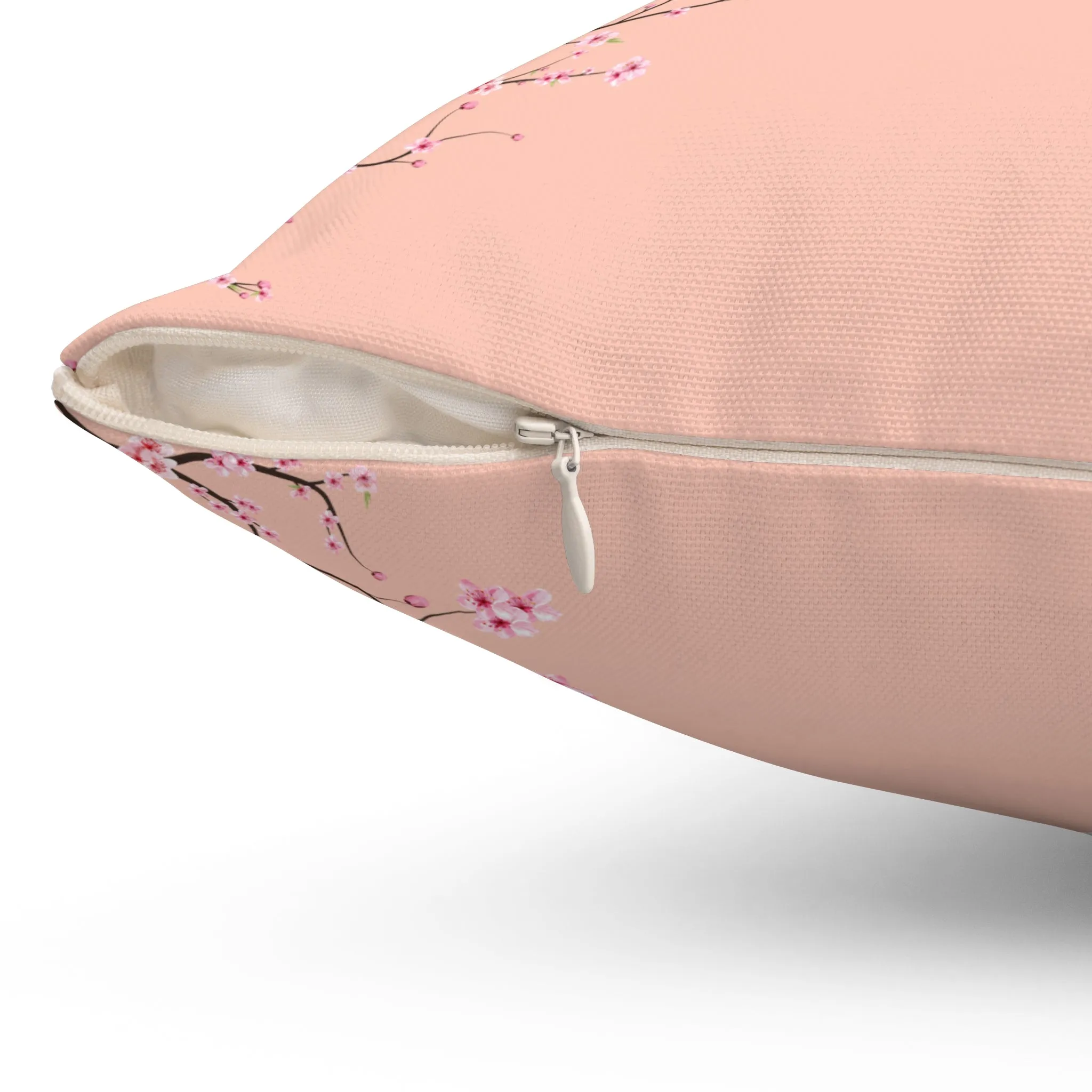 Sakura Square Throw Pillow