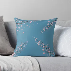 Sakura Square Throw Pillow