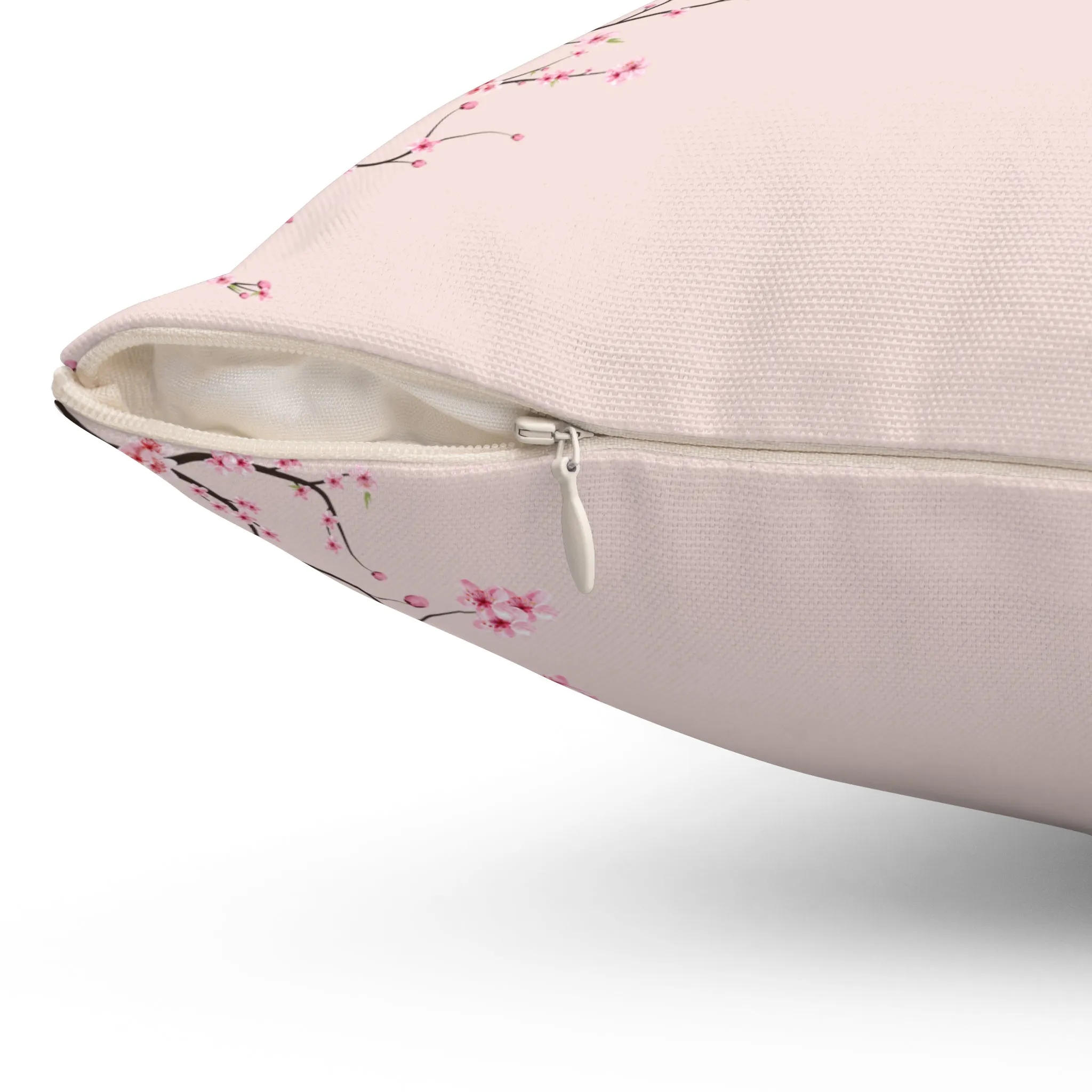 Sakura Square Throw Pillow