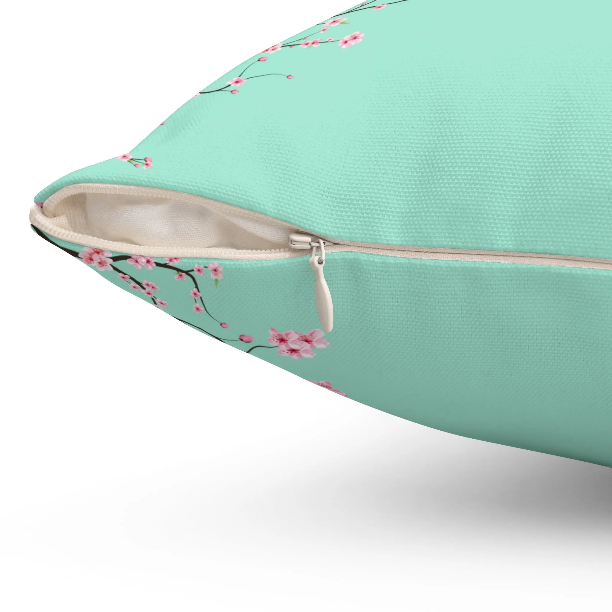 Sakura Square Throw Pillow