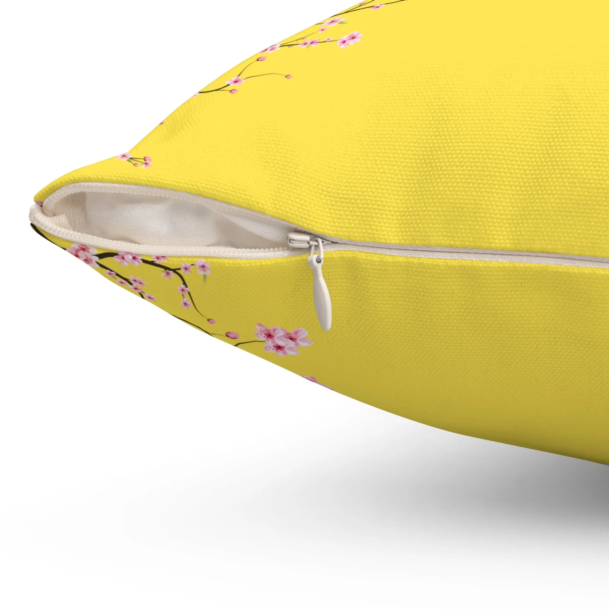 Sakura Square Throw Pillow