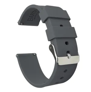 Samsung Galaxy Watch3 Silicone Smokey Grey Watch Band
