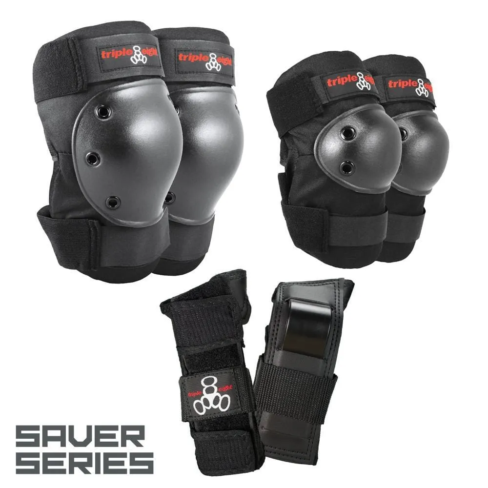 Saver Series - 3 Pack Pad Set Black