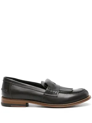 Scarosso Bridget leather loafers