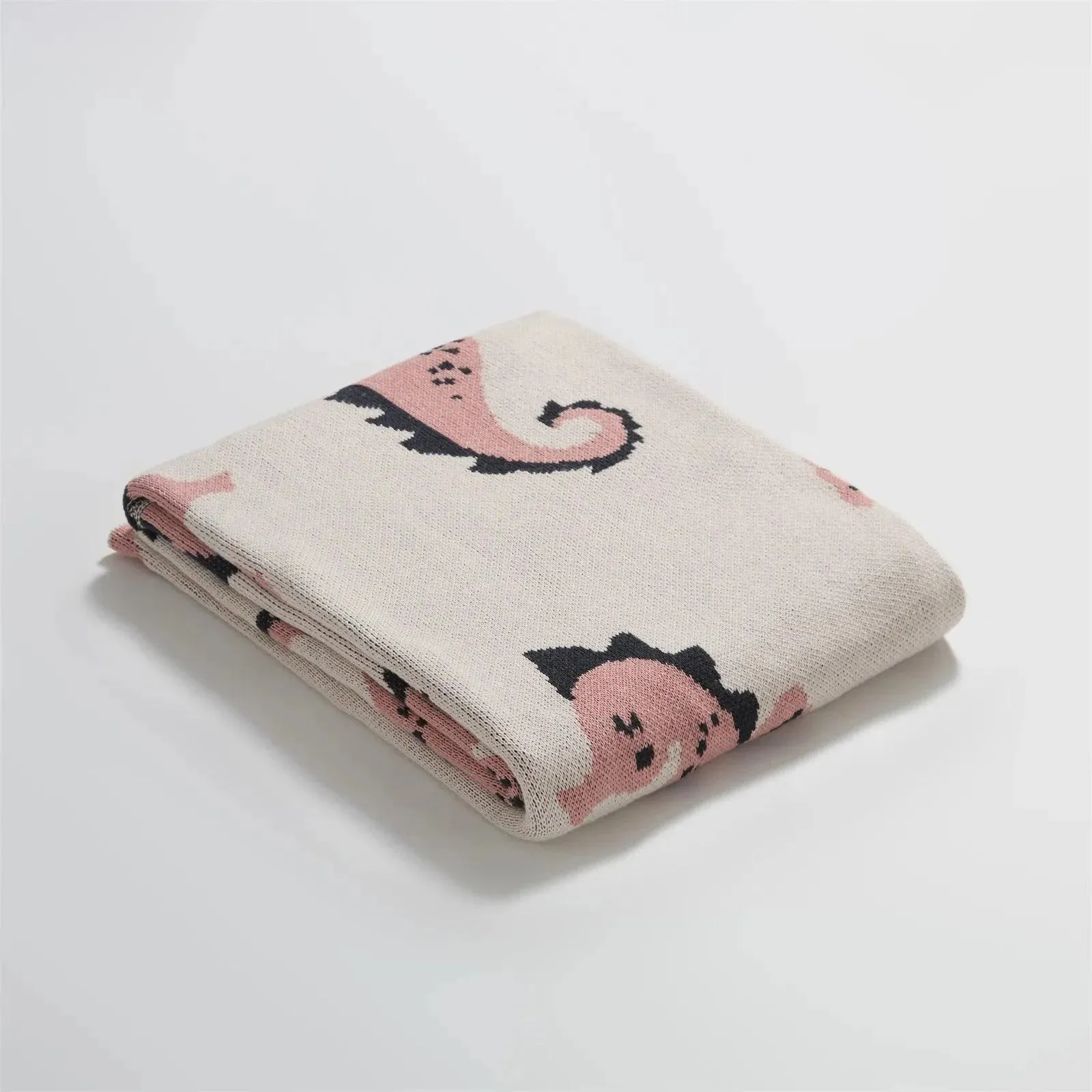 Seahorse Serenity Cotton Throw Blanket