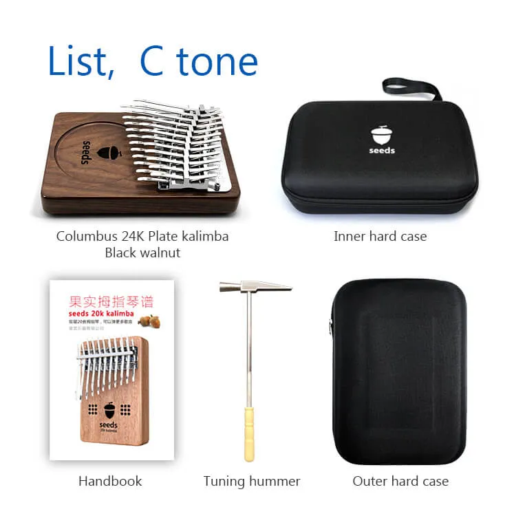 Seeds Double-layer 24-key Kalimba | Columbus