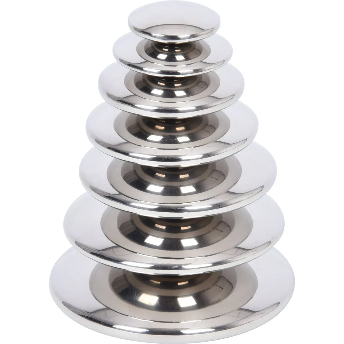 Sensory Silver Reflective Buttons pk 7