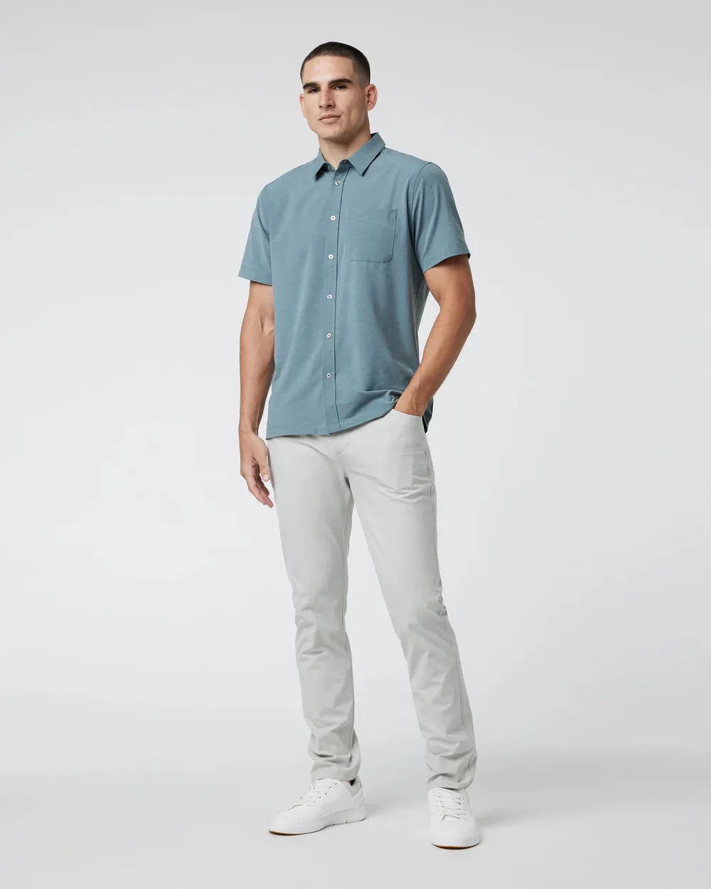 Short Sleeve Bridge Button Down (Men's)