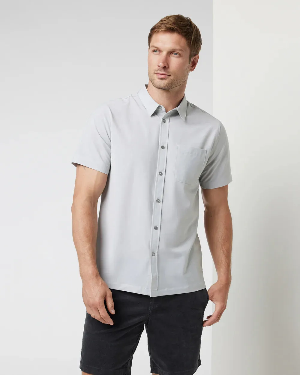 Short Sleeve Bridge Button Down (Men's)