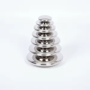 Silver Reflective Buttons