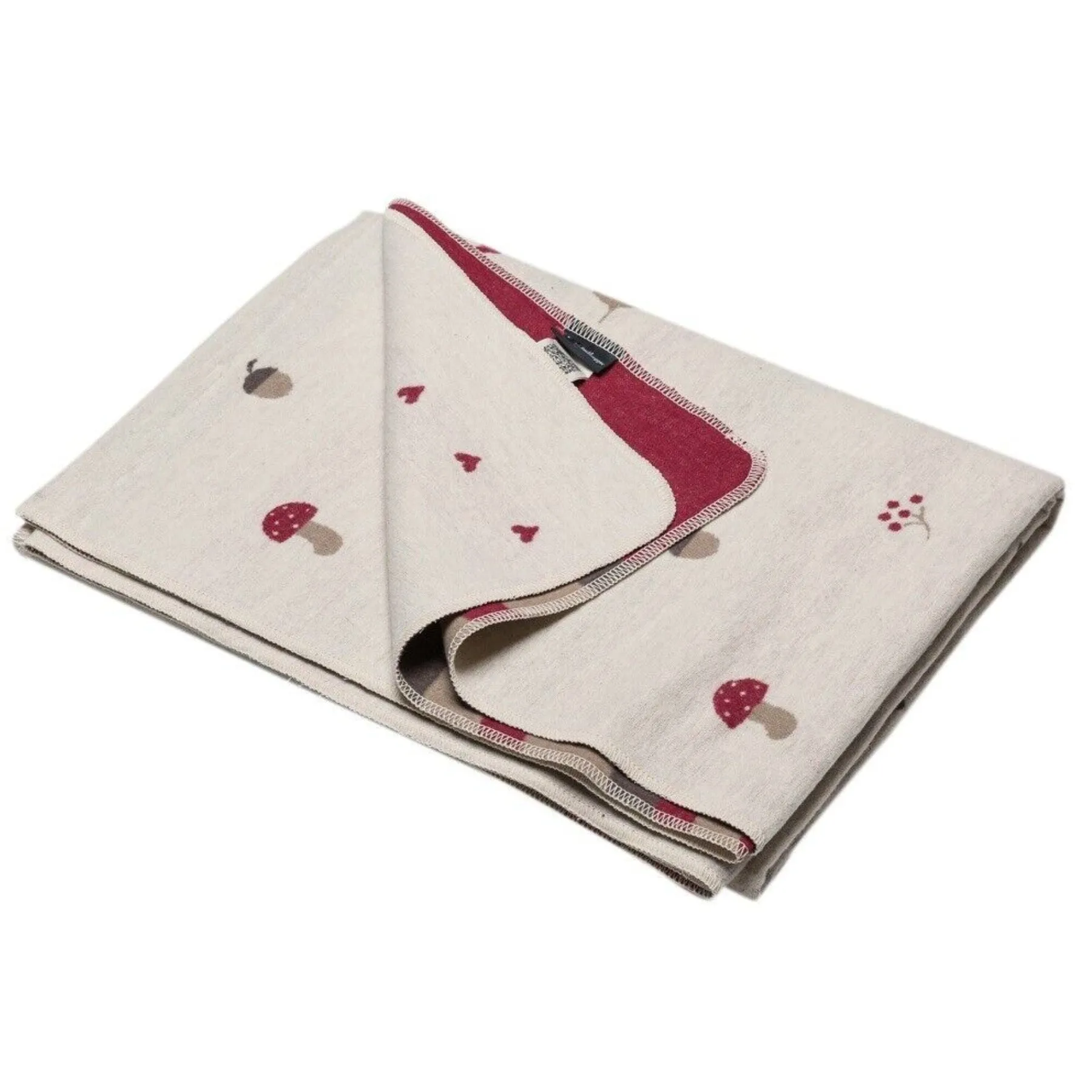 Silvretta Cotton Throw - Forest Motifs