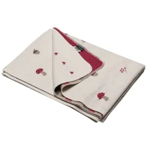 Silvretta Cotton Throw - Forest Motifs