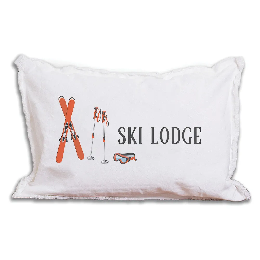 Ski Lodge Lumbar Pillow