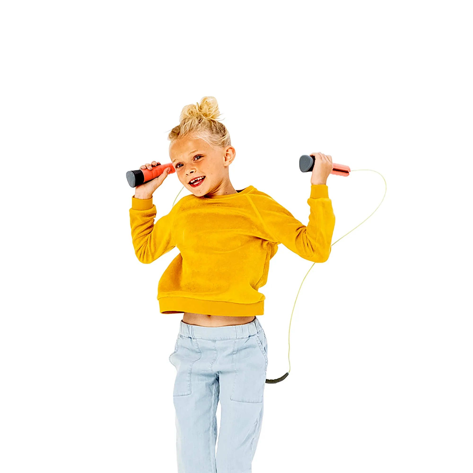 Skibbi - adjustable length jump rope with accelerator