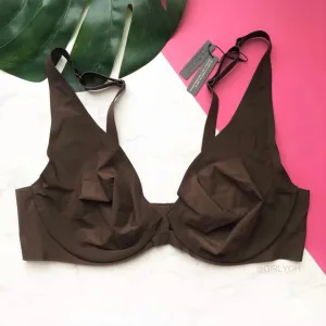 SKIMS Smokey Quartz Naked Plunge Bra 42C