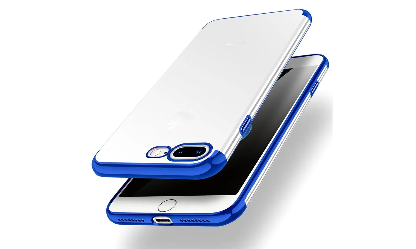Slim Case TPU Shockproof Transparent Case For iPhone 7/8/7 8 Plus/XS/XS Max/XR/X